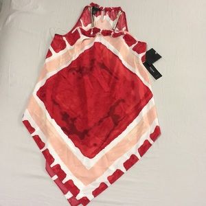 ✨🆕♥️ Alfani Petite Painted Shapes Top NWT